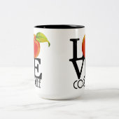 LIEBE Cordele Georgia 15oz Zweifarbige Tasse (Mittel)