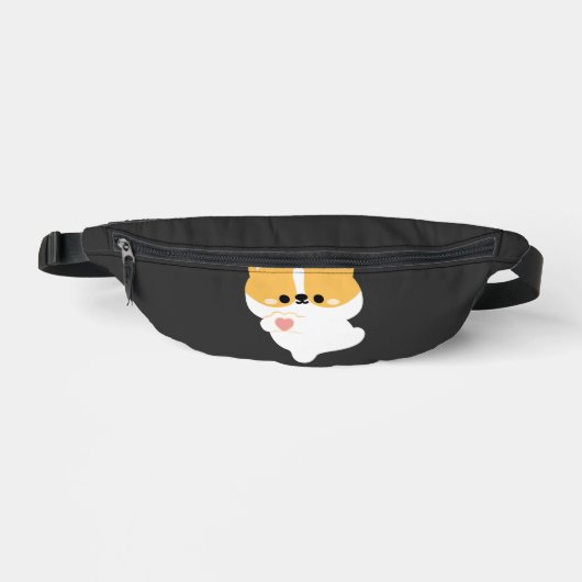 Liebe Corgi Bauchtasche (Vorderseite)