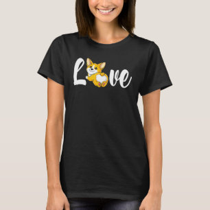 Liebe Corgi Mama Mama Niedlich Welpe Hintern Hund T-Shirt