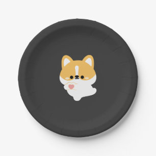 Liebe Corgi Pappteller