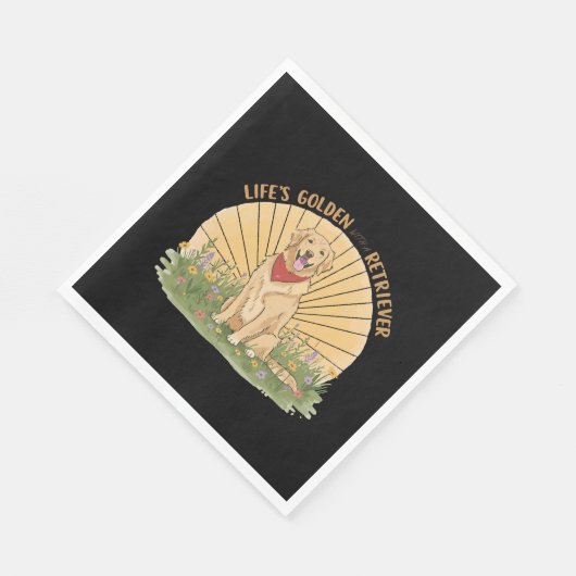 Liebe Corgi Serviette (Ecke)