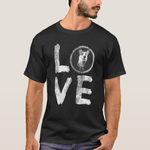 Liebe Corgies Corgi Hund Rechtschreibung Idee Mama T-Shirt