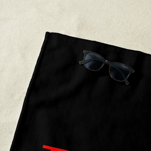 Liebe Cornhole Personalisiert Sports Strandtuch (Beispiel)