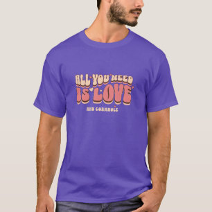 Liebe & Cornhole Vintage T-Shirt Retro-Spiel-T-Shi