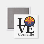 LIEBE Cornville Arizona Magnet (Vorderseite/Rückseite)