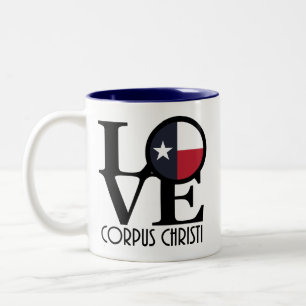 LIEBE Corpus Christi 11oz Zweifarbige Tasse