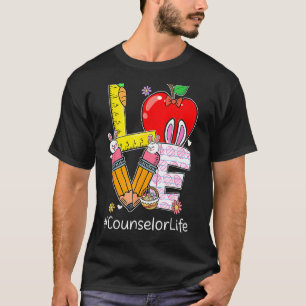 Liebe Counselor Life Funny Easter Day Bunny Eg T-Shirt