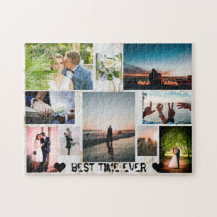 Liebe Couple BEST TIME PRO Personalisiert Collage Puzzle