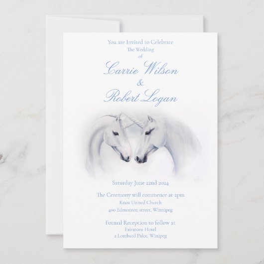 Liebe Couple Einladung (Vorderseite)