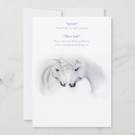 Liebe Couple Einladung (Rückseite)