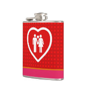 Liebe Couple Flachmann (Links)