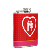Liebe Couple Flachmann (Rechts)
