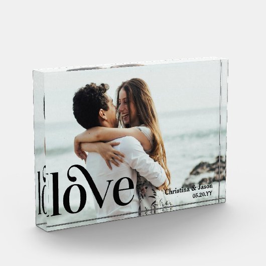 Liebe Couple Fotoblock (Links)