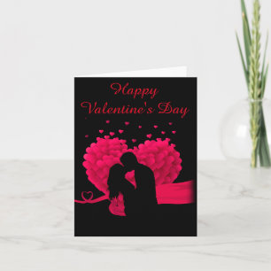 Liebe Couple Hearts Design Happy Valentinstag Karte