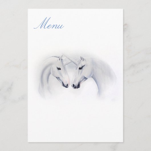 Liebe Couple Menükarte (Rückseite)