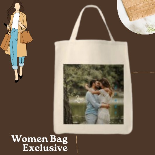 Liebe Couple Modern Binding Foto Tragetasche