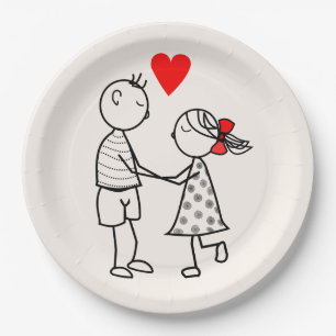 Liebe Couple Paper Teller - Anpassbar