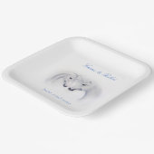 Liebe Couple Pappteller (Gewinkelt)