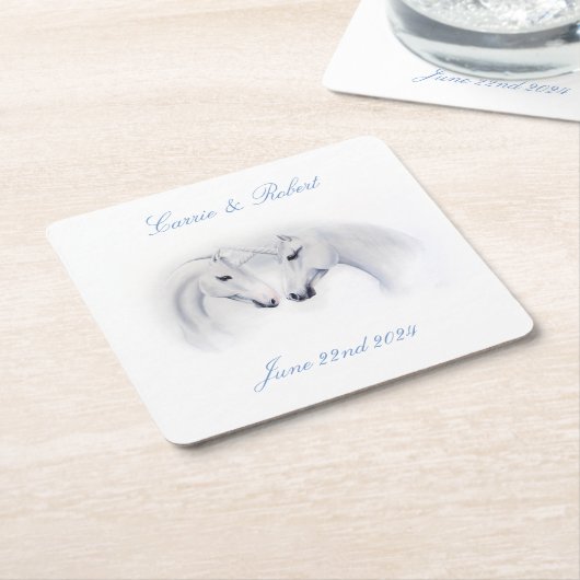 Liebe Couple Rechteckiger Pappuntersetzer (angewinkelt)