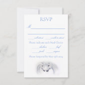 Liebe Couple RSVP Karte (Vorderseite)