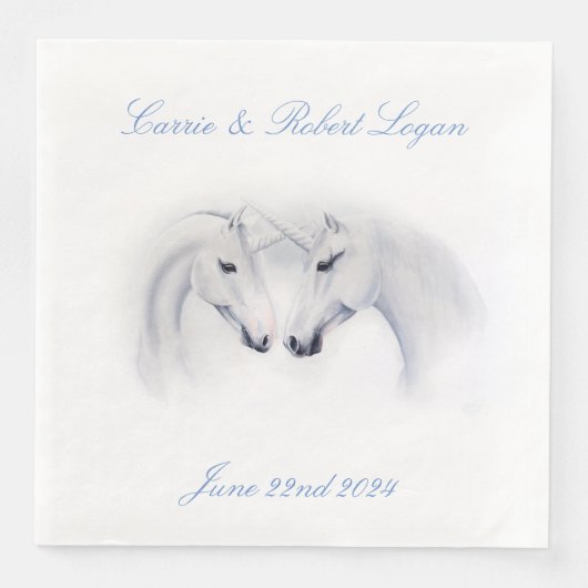 Liebe Couple Serviette (Vorderseite)