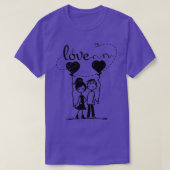 Liebe Couple T-Shirt (Design vorne)