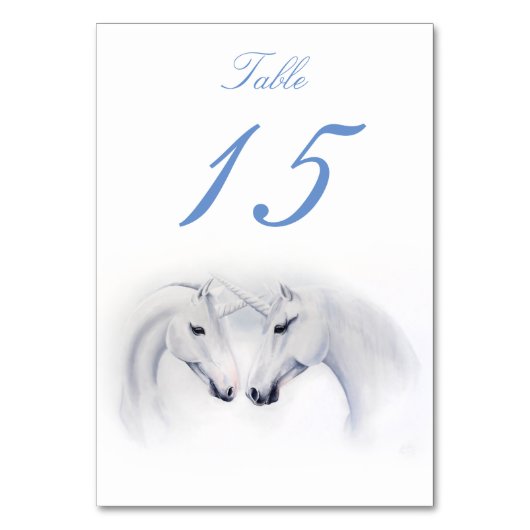 Liebe Couple Tischnummer (Rückseite)