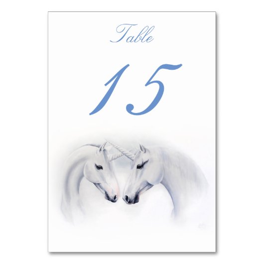 Liebe Couple Tischnummer (Vorderseite)