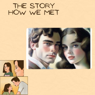 Liebe Couple Vintag Flashy Poster