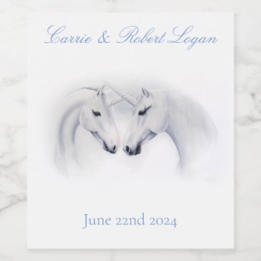 Liebe Couple Weinetikett (Einzelnes Label)