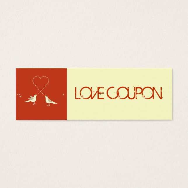 Liebe-Coupon (Vorderseite)
