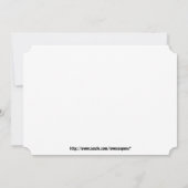 Liebe Coupon BLANK Einladung (Rückseite)