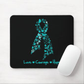 Liebe Courage Hope Butterfly - Eierstockkrebs Mousepad (Mit Mouse)