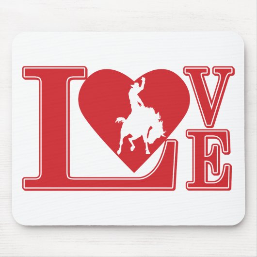 Liebe Cowboys. I Liebe Cowboys Mousepad (Vorne)