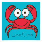 Liebe Crab Fotodruck (Vorne)