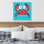 Liebe Crab Leinwanddruck (Insitu (Schlafzimmer))