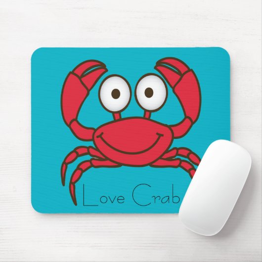 Liebe Crab Mousepad (Mit Mouse)