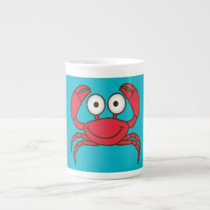 Liebe Crab Porzellantasse