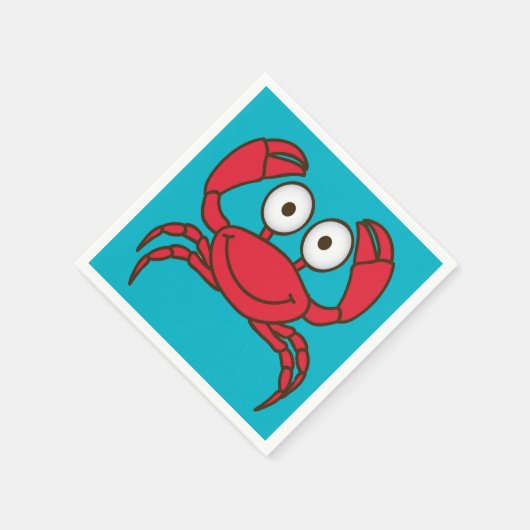 Liebe Crab Serviette (Ecke)