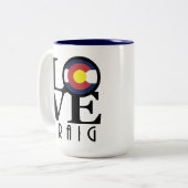 LIEBE Craig Colorado 15oz Zweifarbige Tasse (Vorderseite Links)