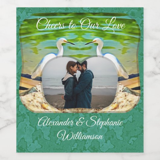 Liebe Crane 0335 Weinetikett (Einzelnes Label)