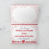 Liebe Crased Fool Feiertagskarte (Innenseite)