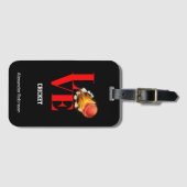 Liebe Cricket Personalisiert Sports Gepäckanhänger (Vorderseite (Horizontal))