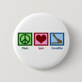 Liebe Crocodiles Button (Vorderseite)