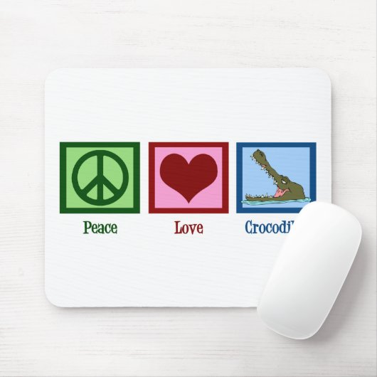 Liebe Crocodiles Mousepad (Mit Mouse)