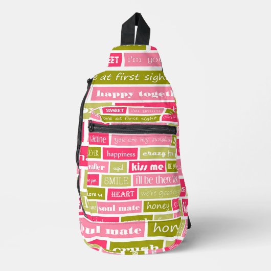 Liebe Crossbody Bag (Vorderseite)