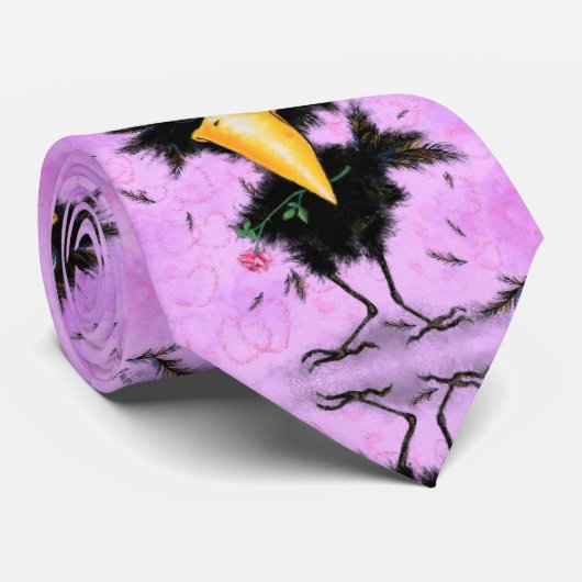Liebe Crow - Gentleman - Funny - Krawatte (Gerollt)