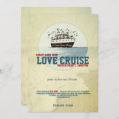 LIEBE CRUISE-Gone zu leben unseren Traum! Hochzeit Einladung (Vorne/Hinten)