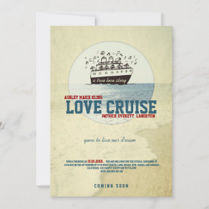 LIEBE CRUISE-Gone zu leben unseren Traum! Hochzeit Einladung