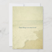 LIEBE CRUISE-Gone zu leben unseren Traum! Hochzeit Einladung (Rückseite)